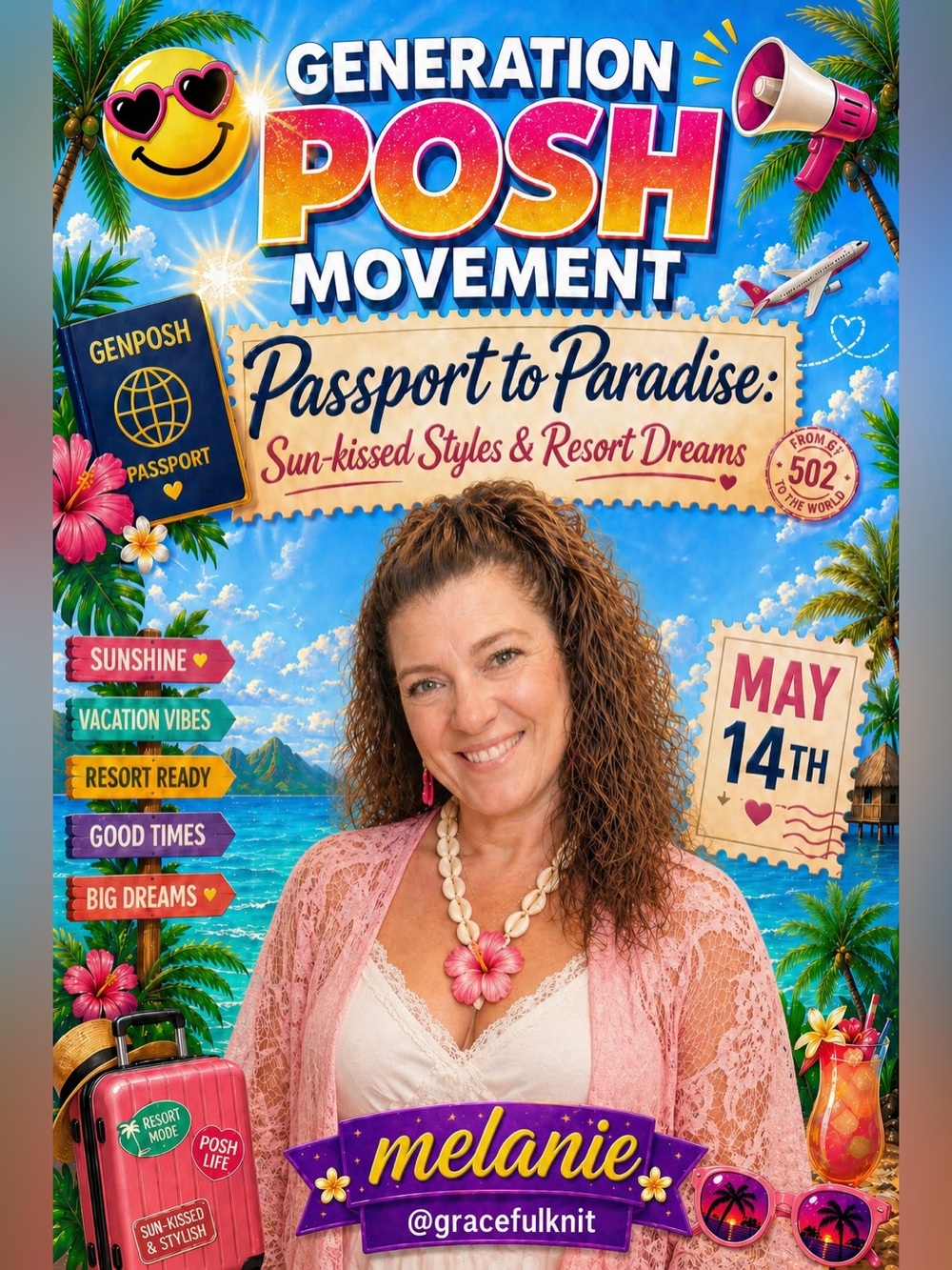 GenPosh Movement 5/14/26 ✈️ Passport To Paradise🏖️🌊 - Picture 5 of 14
